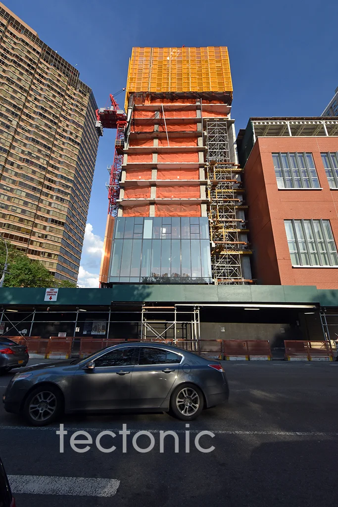 Looking up from 1st Avenue