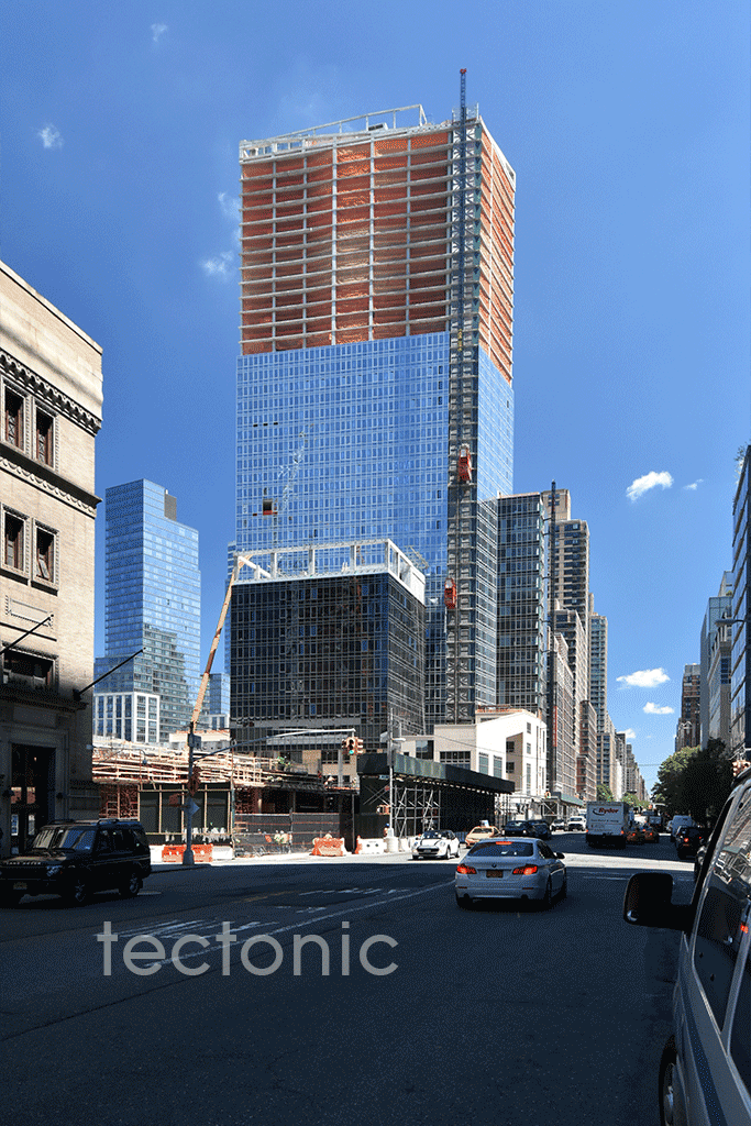 Looking northward along West End Avenue