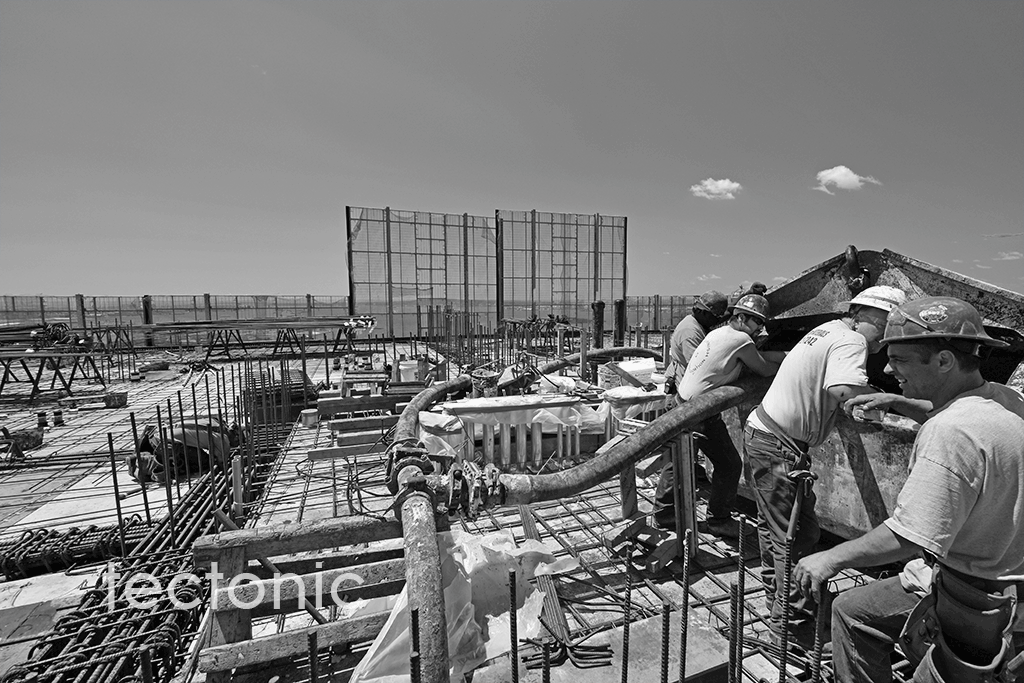 Working on the 50th Floor deck