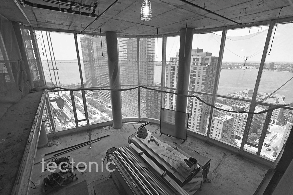 View from inside a duplex unit