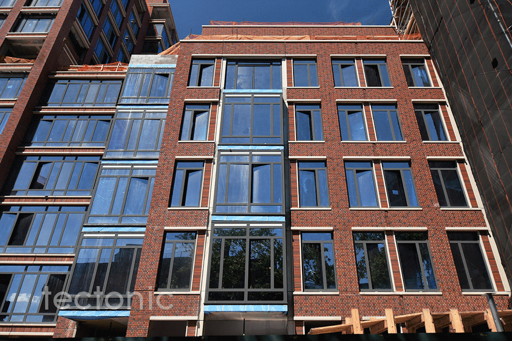 Facade along West 11th Street