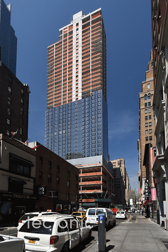 Viewed from the east in May 