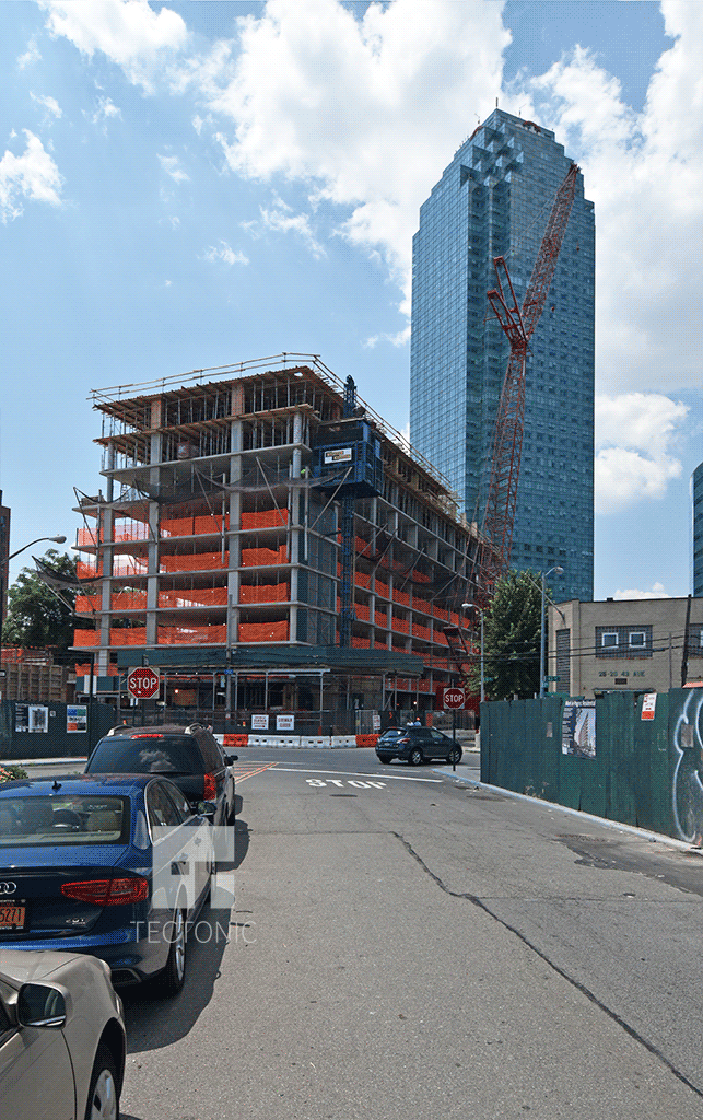 View southwest from Crescent Street