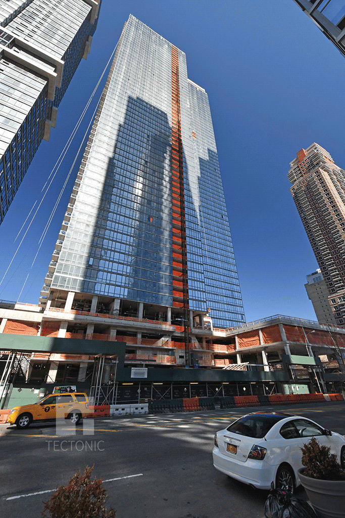 Viewed from West 42nd Street in March 2015