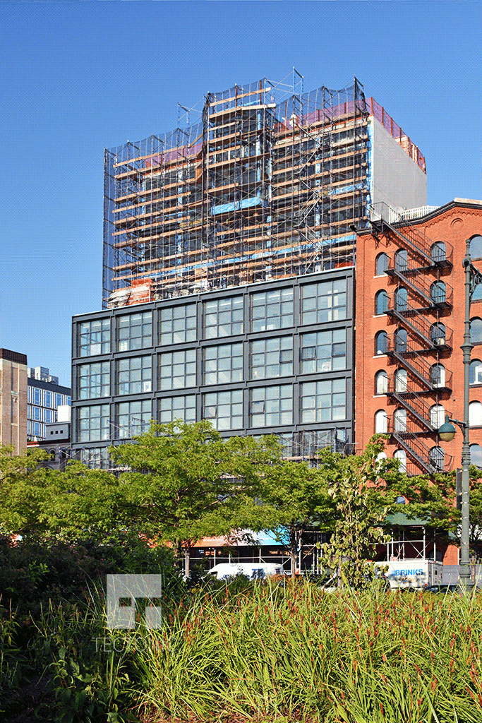 Viewed from the Hudson River Park