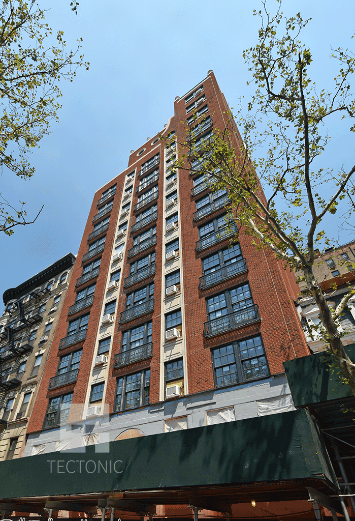 Looking up from East 78th Street
