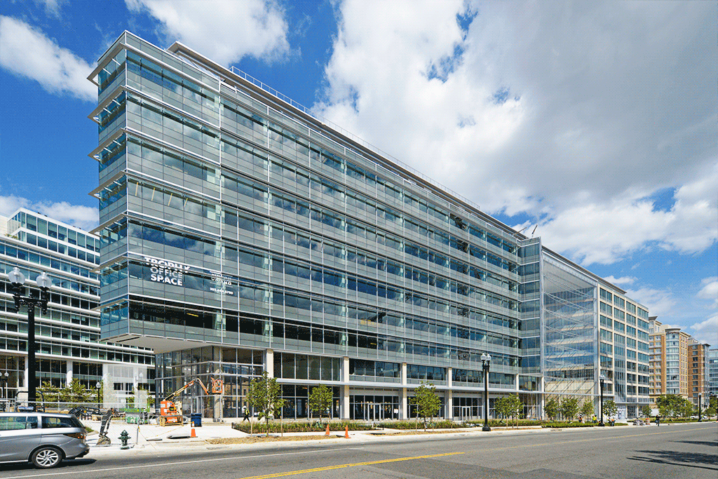 Viewed from the southwest along Massachusetts Avenue