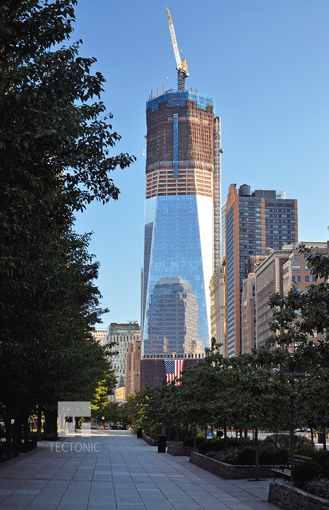 Viewed from Battery Park City in September 2011