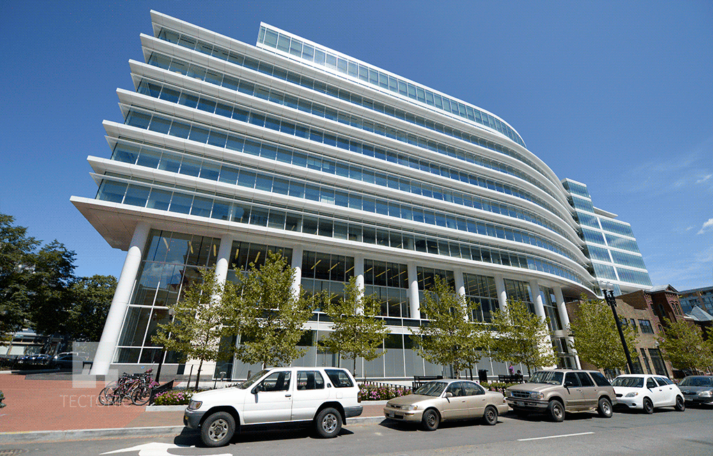 Viewed from K Street NW
