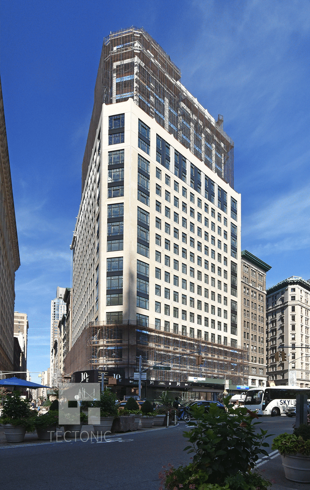 Looking northward from Madison Square Park