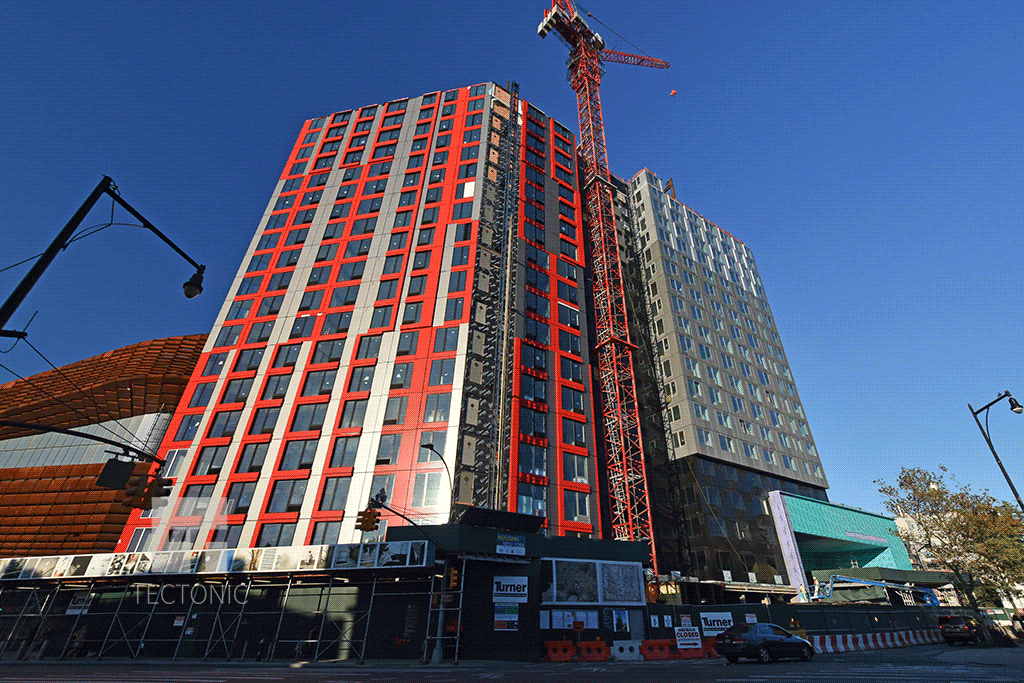 Looking up from Flatbush Avenue