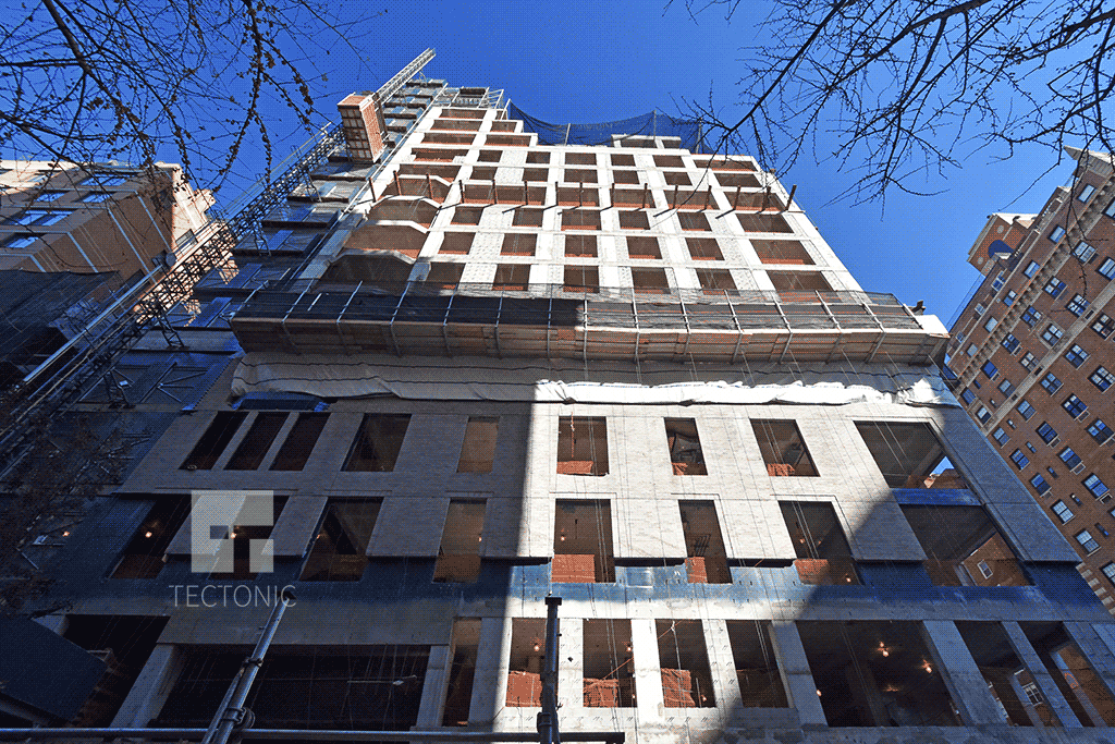 Looking up from East 80th Street