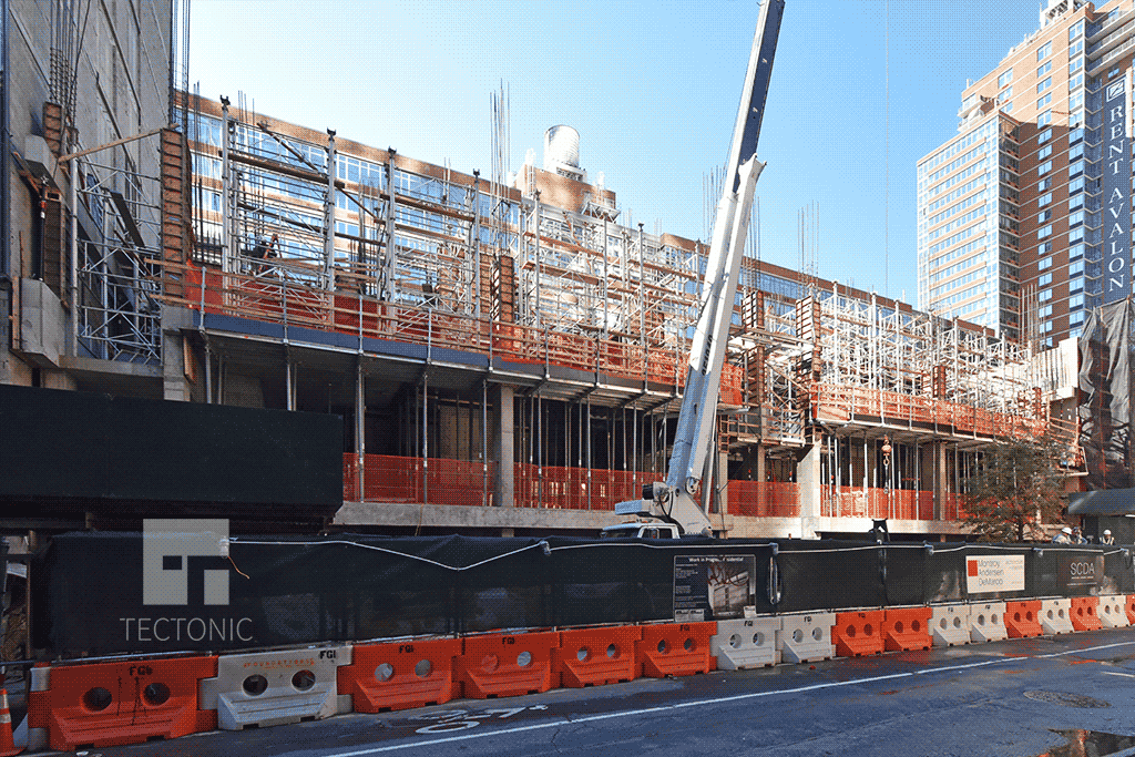 Viewed from West 29th Street