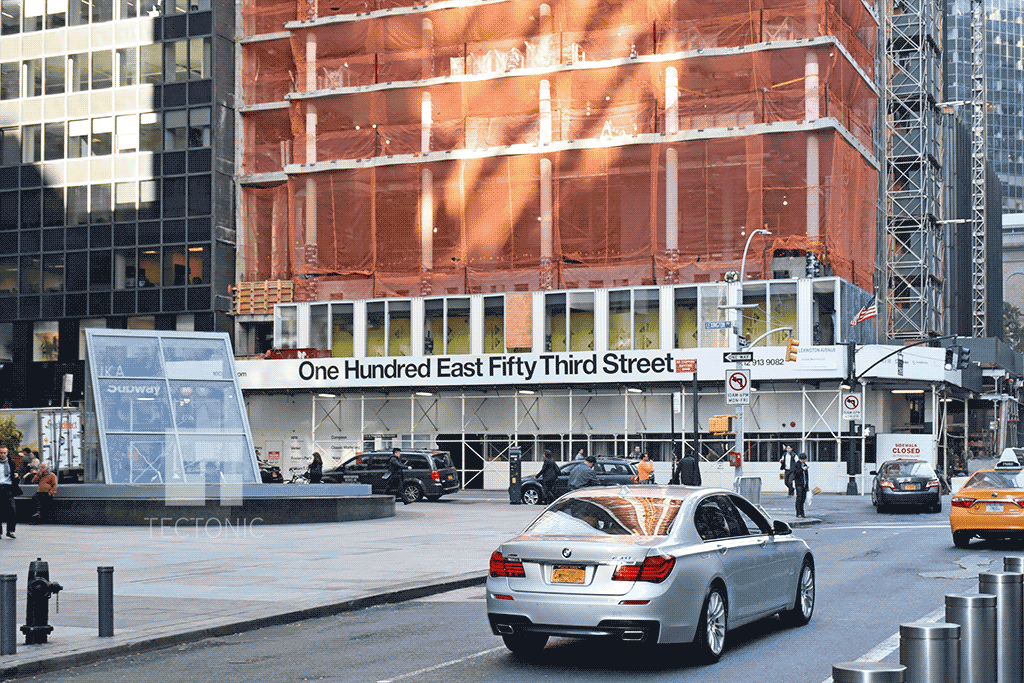 Base along Lexington Avenue