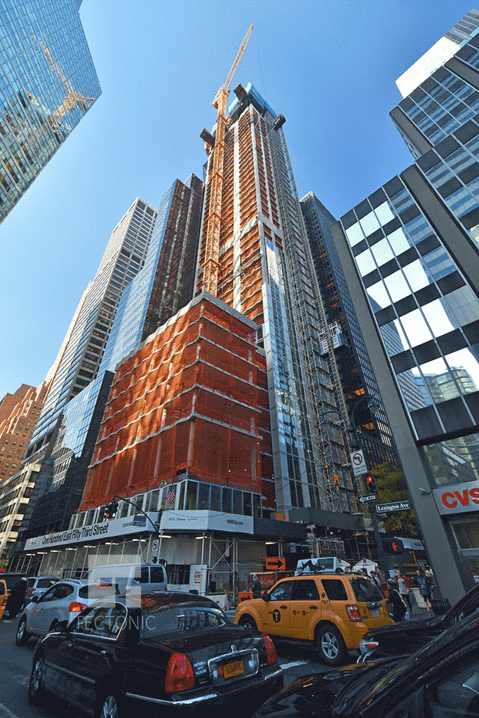 Viewed from Lexington Avenue and East 53rd Street