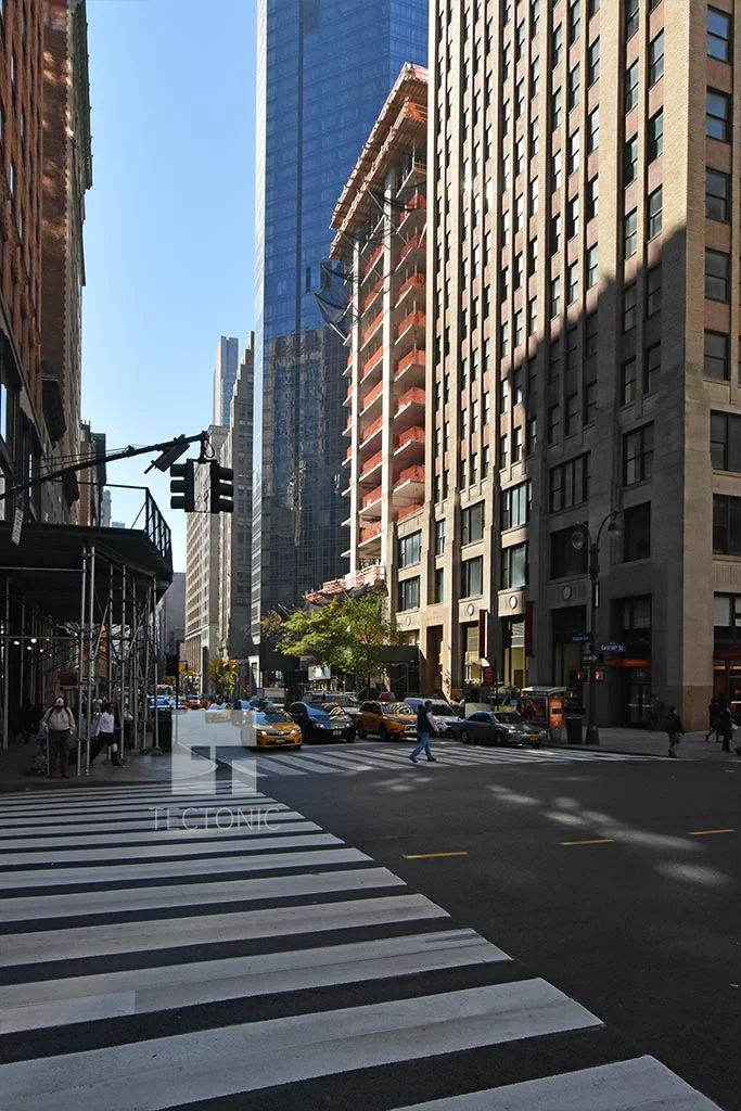 View westward from East 34th Street
