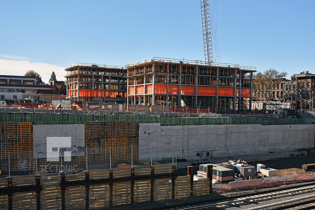 Viewed across Atlantic Yards