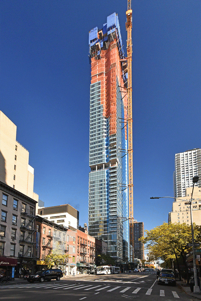 View northward along 2nd Avenue