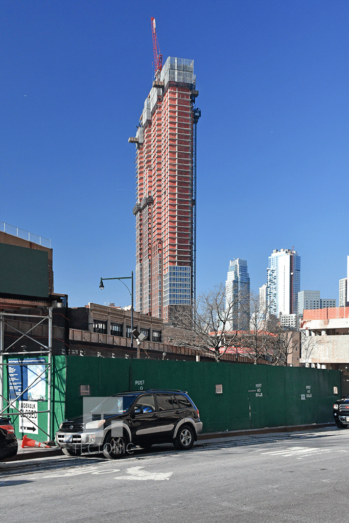 Viewed from Ashland Place