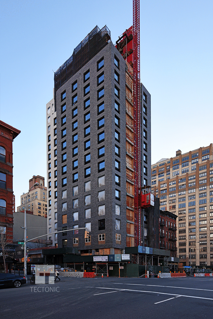 Viewed from the north along 10th Avenue