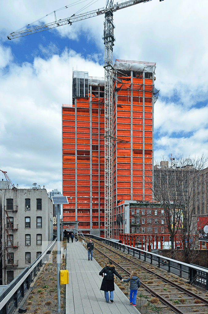 View northward from the High Line Park