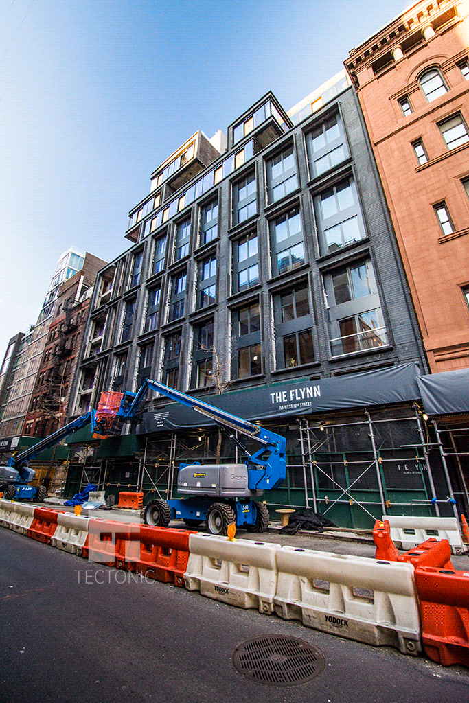 View northward along West 18th Street
