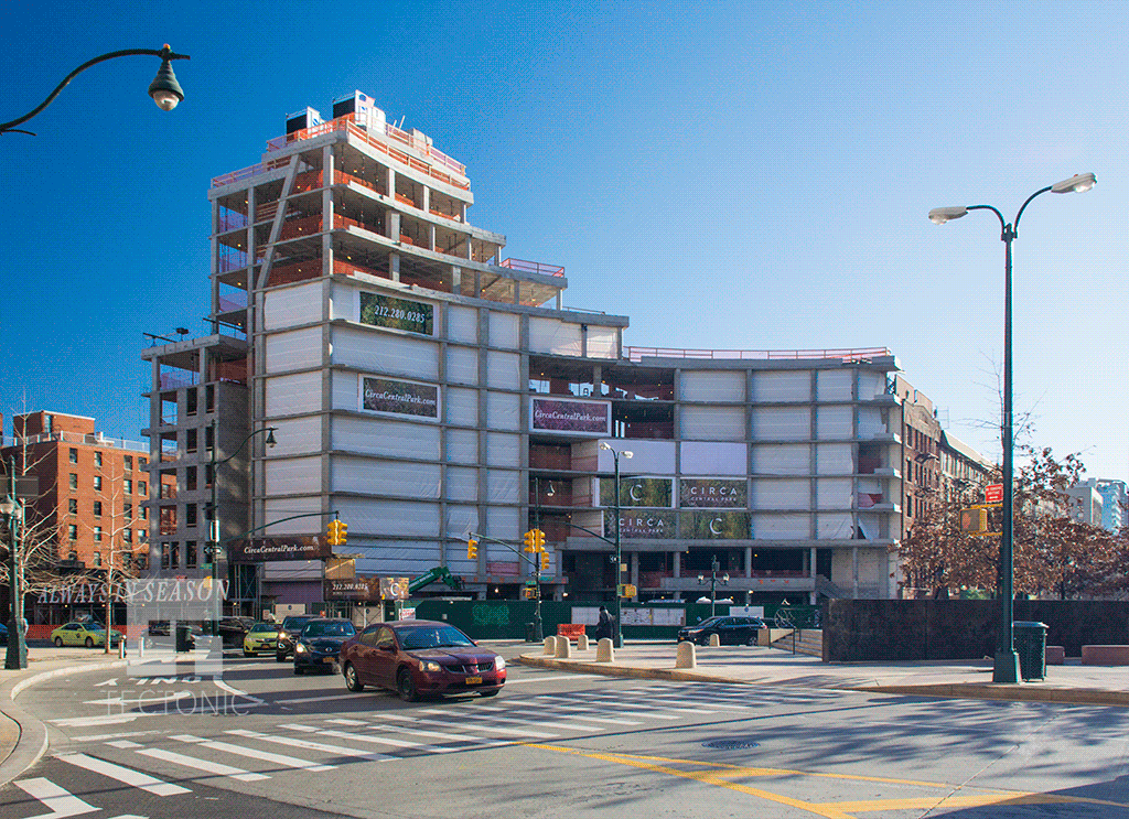 Looking eastward from West 110th Street