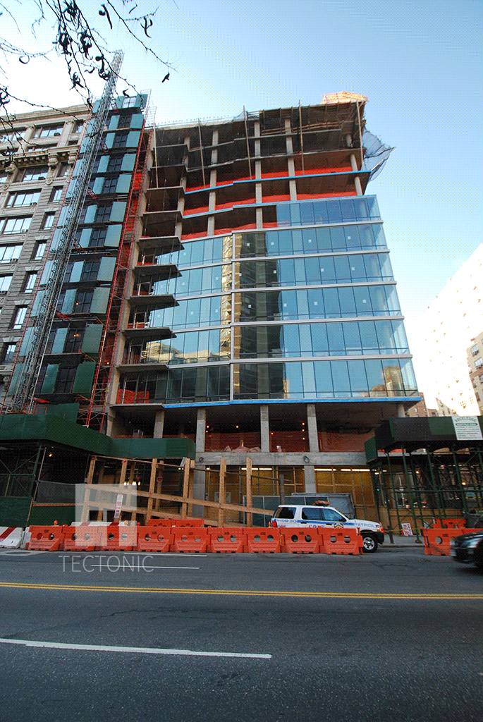 Looking up from East 23rd Street