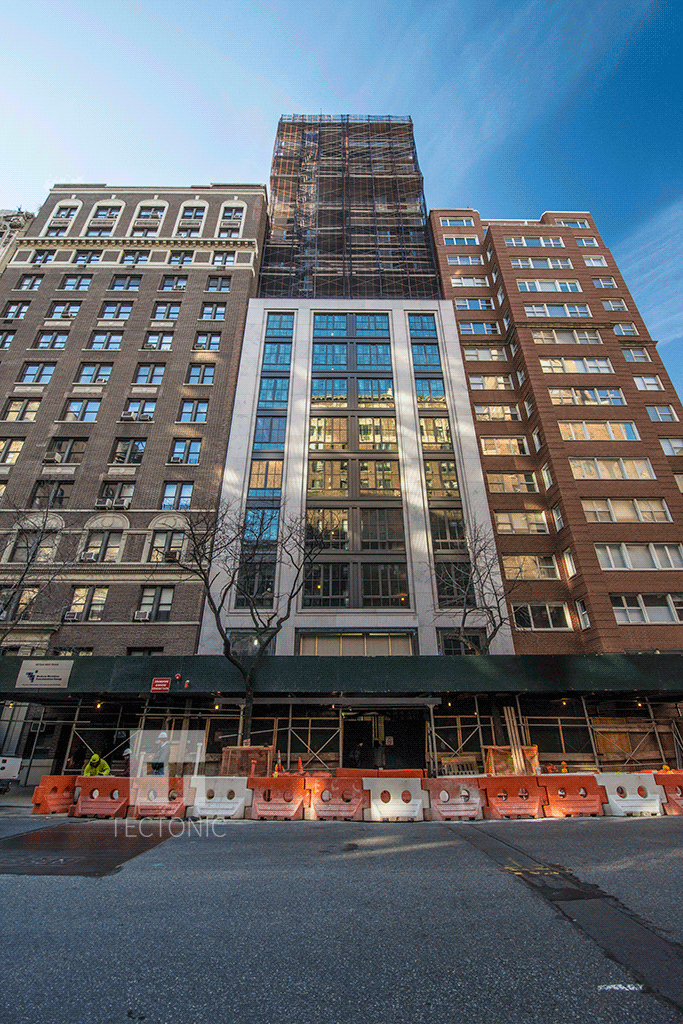 Looking up from East 86th Street