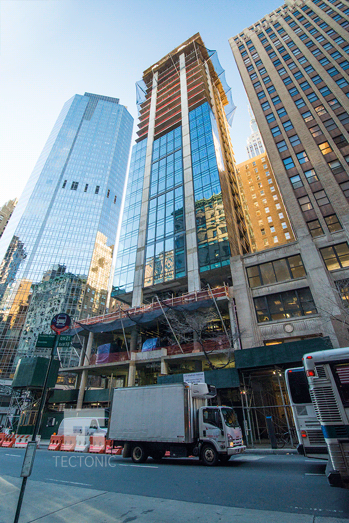 Looking up from Madison Avenue