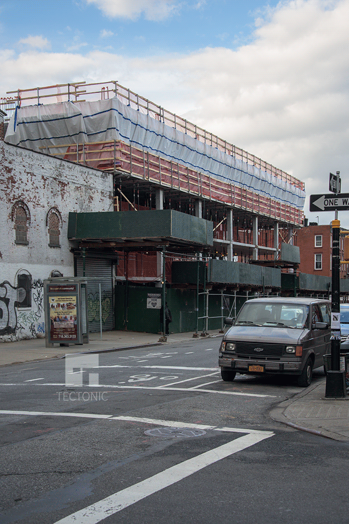 View northward along Franklin Avenue