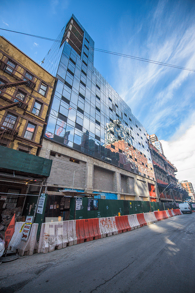 West 29th Street section of the three building project
