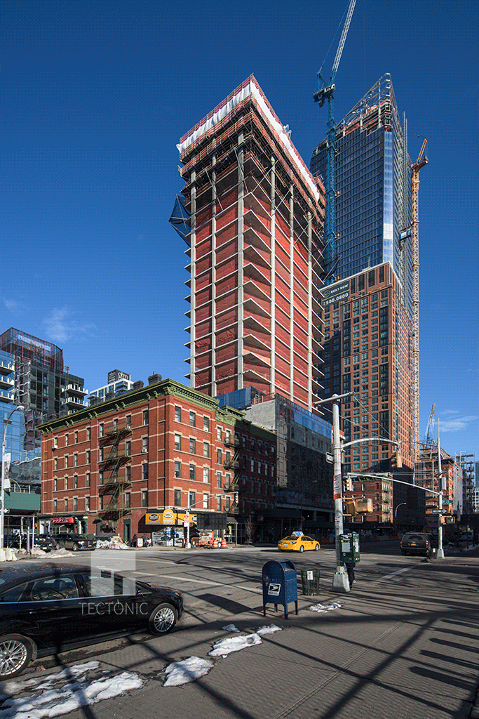 Viewed from the south along 10th Avenue