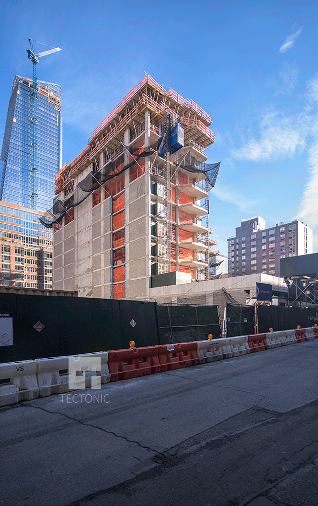 Viewed from West 27th Street