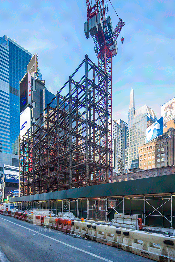 View northwest along West 47th Street