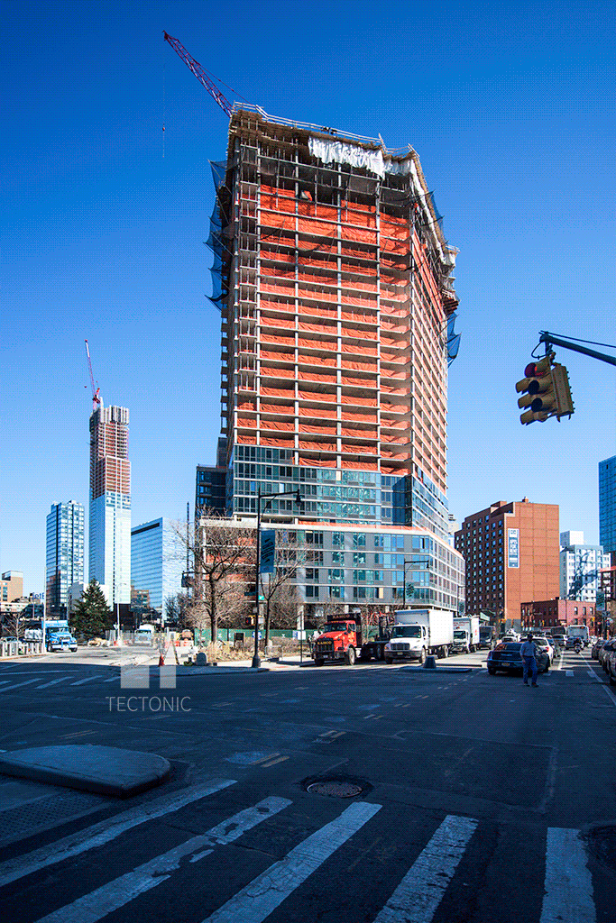 Viewed from west along 44th Drive