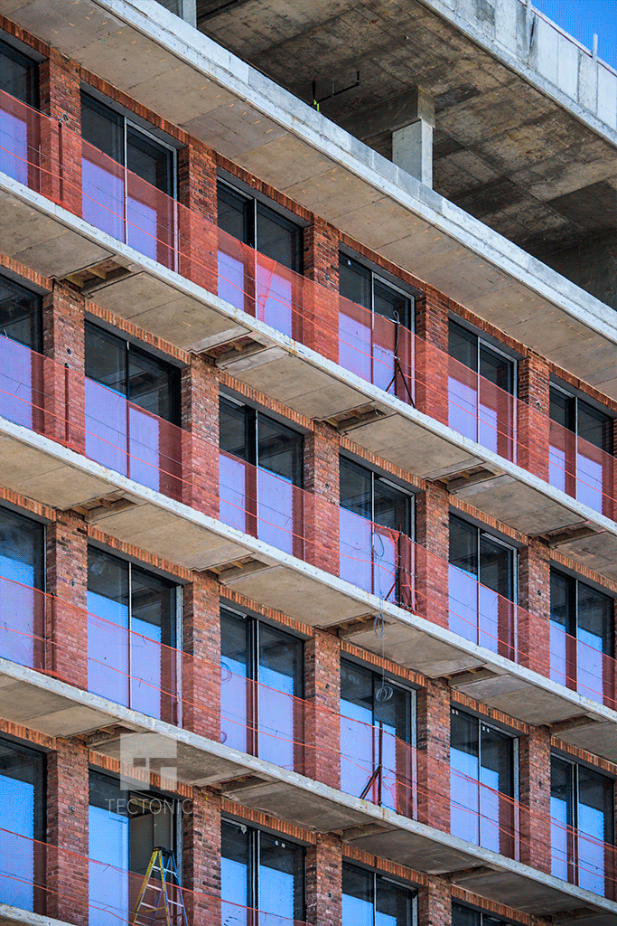 Balconies on the northern side