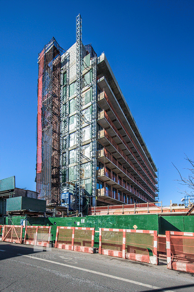 View westward from Wythe Avenue