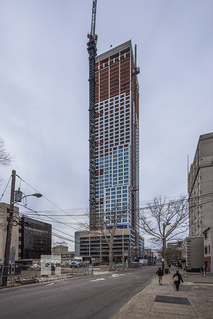 Looking westward along Pavonia Avenue
