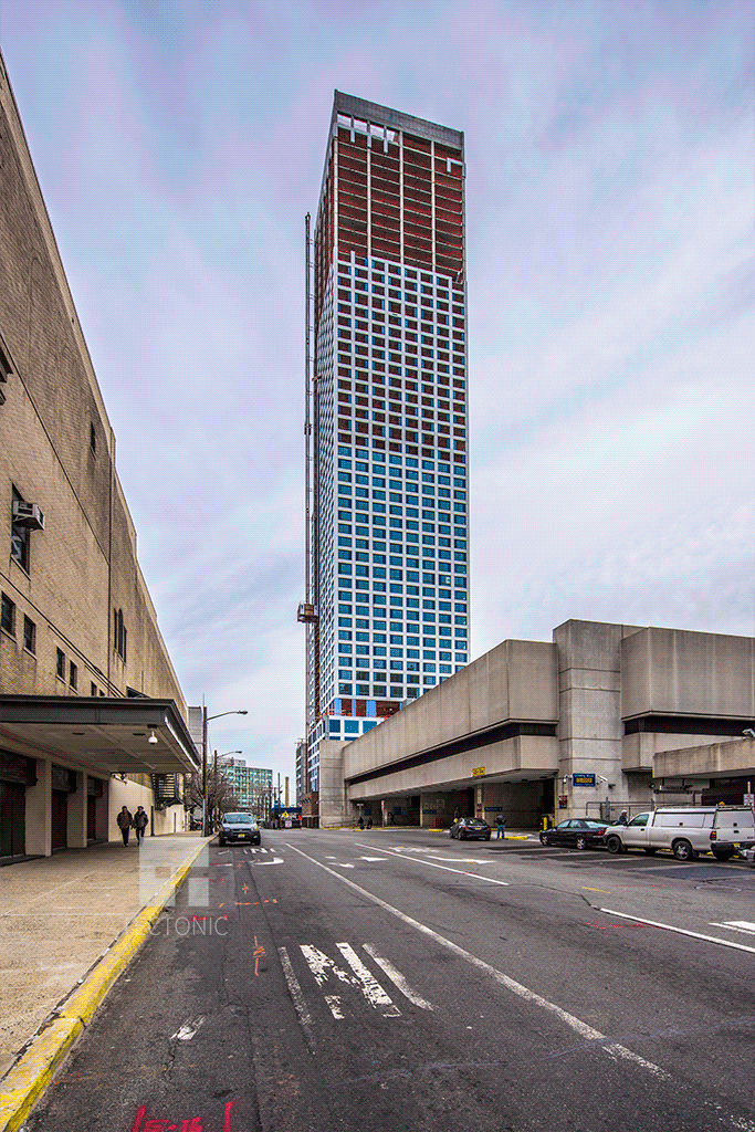 View eastward along Pavonia Avenue