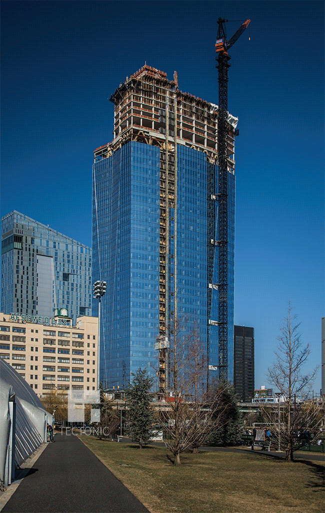 Viewed from the south