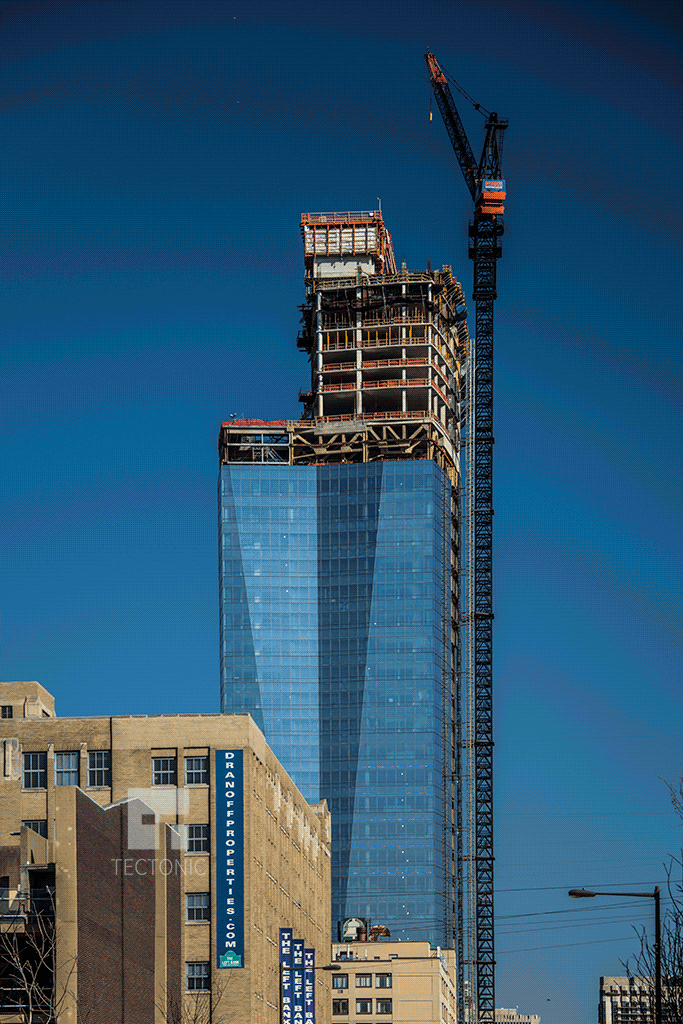 Upper floors from the west