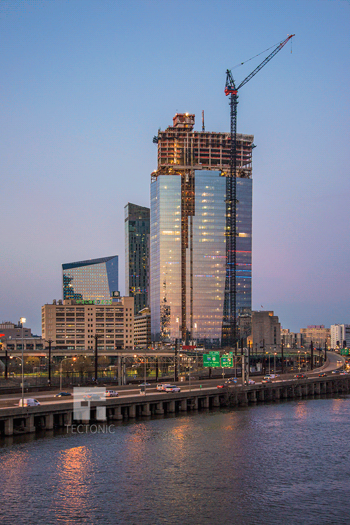 Seen with the other Cira Centre Towers