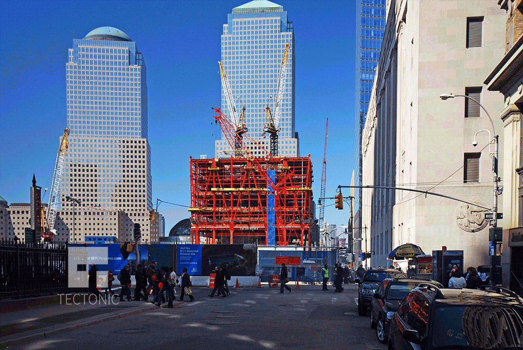 View westward from Vesey Street