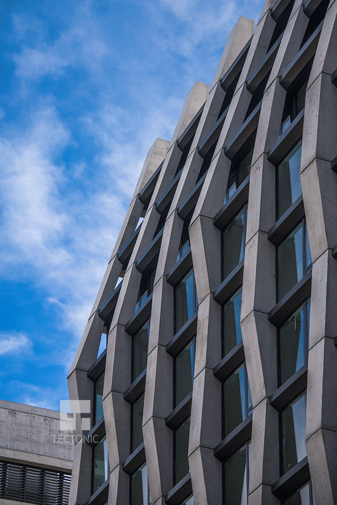 Upper northern facade