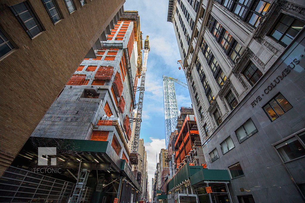 View eastward on West 58th Street