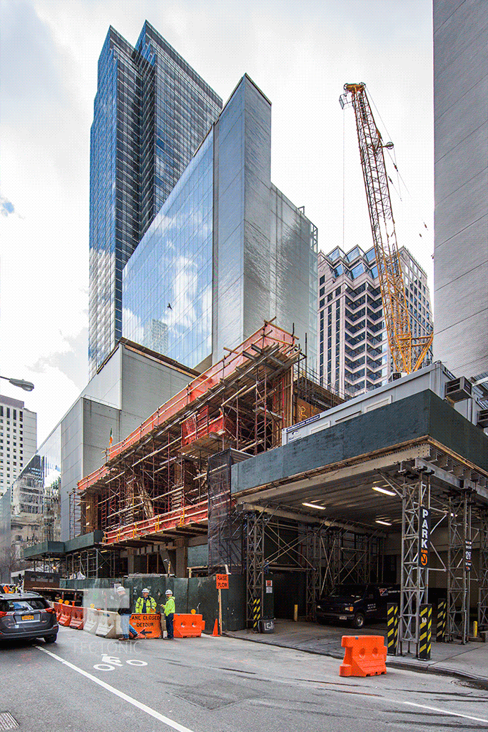 Looking southward along West 54th Street