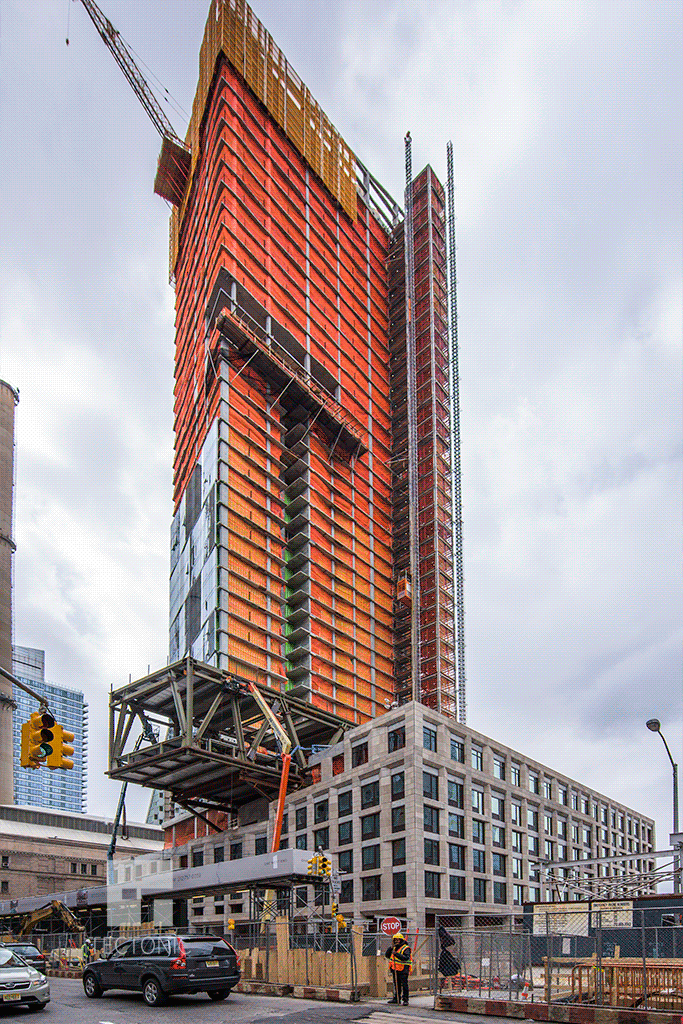 Viewed from east