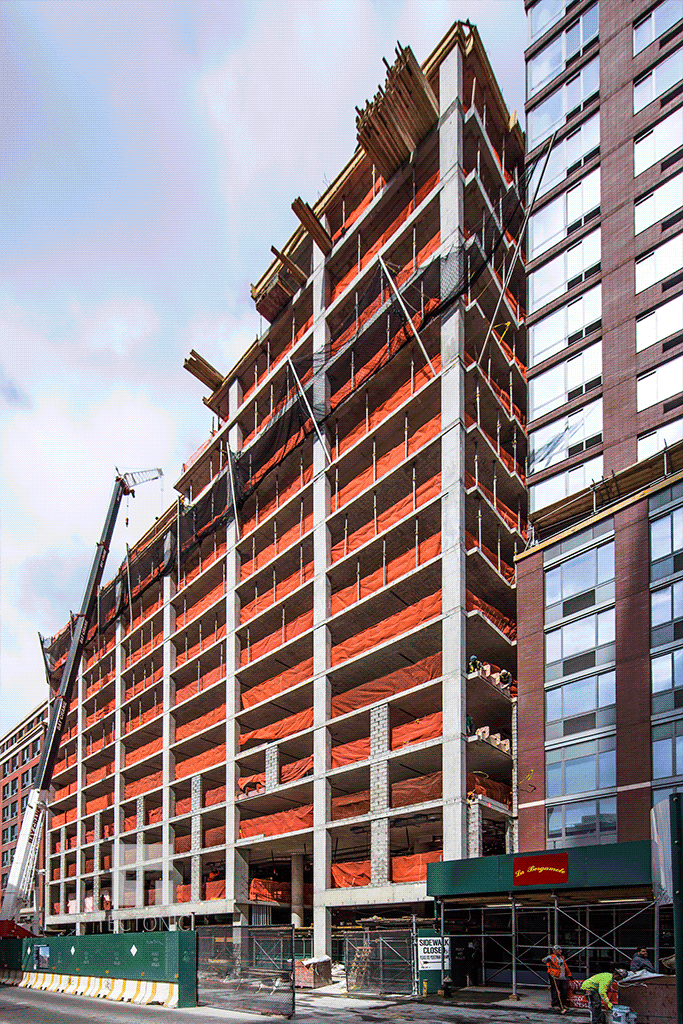 West 52nd Street section from the south