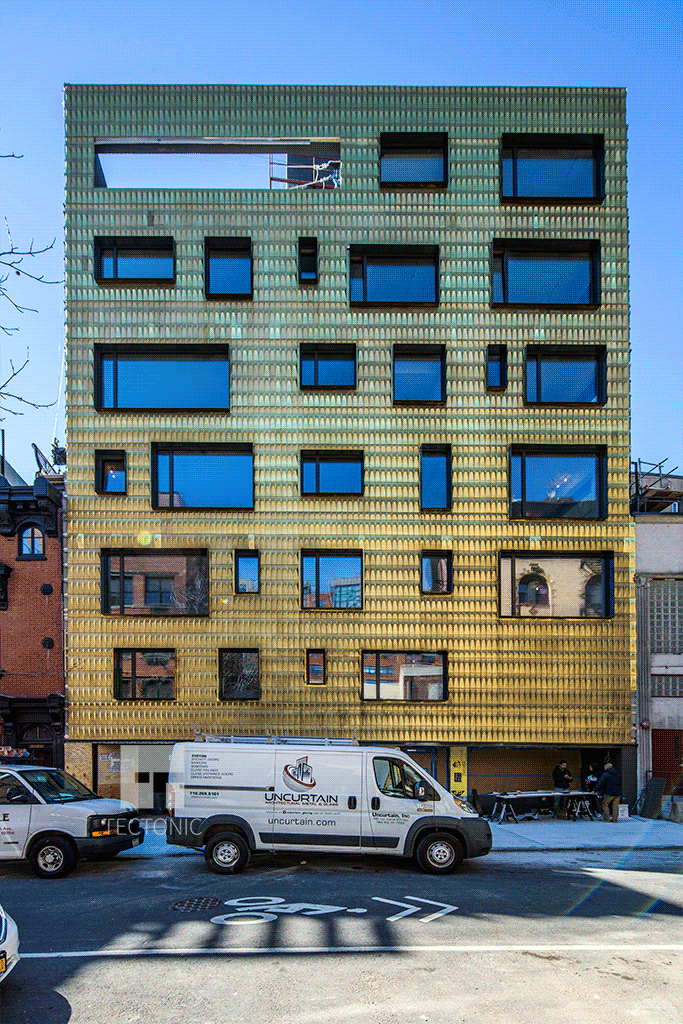 Full height view from Pacific Street